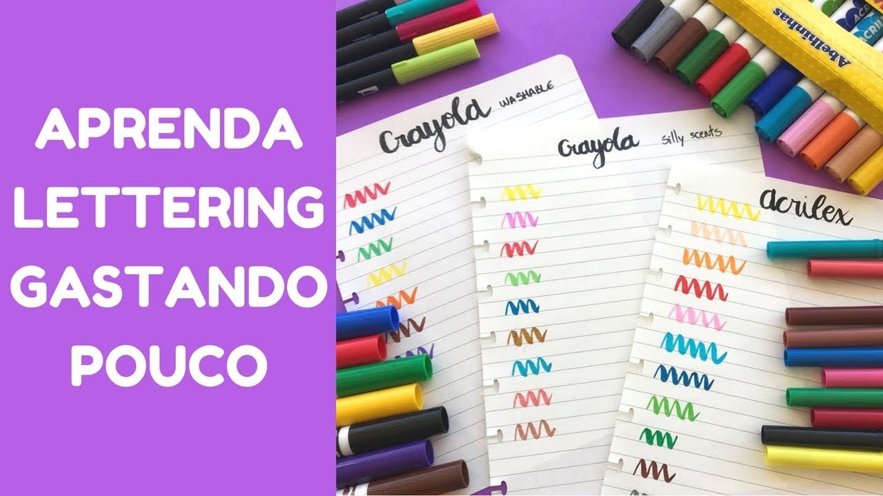 LETTERING GASTANDO POUCO
