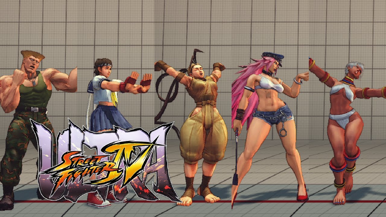PS3 Ultra Street Fighter Ⅳ All Personal Actions Appeal
