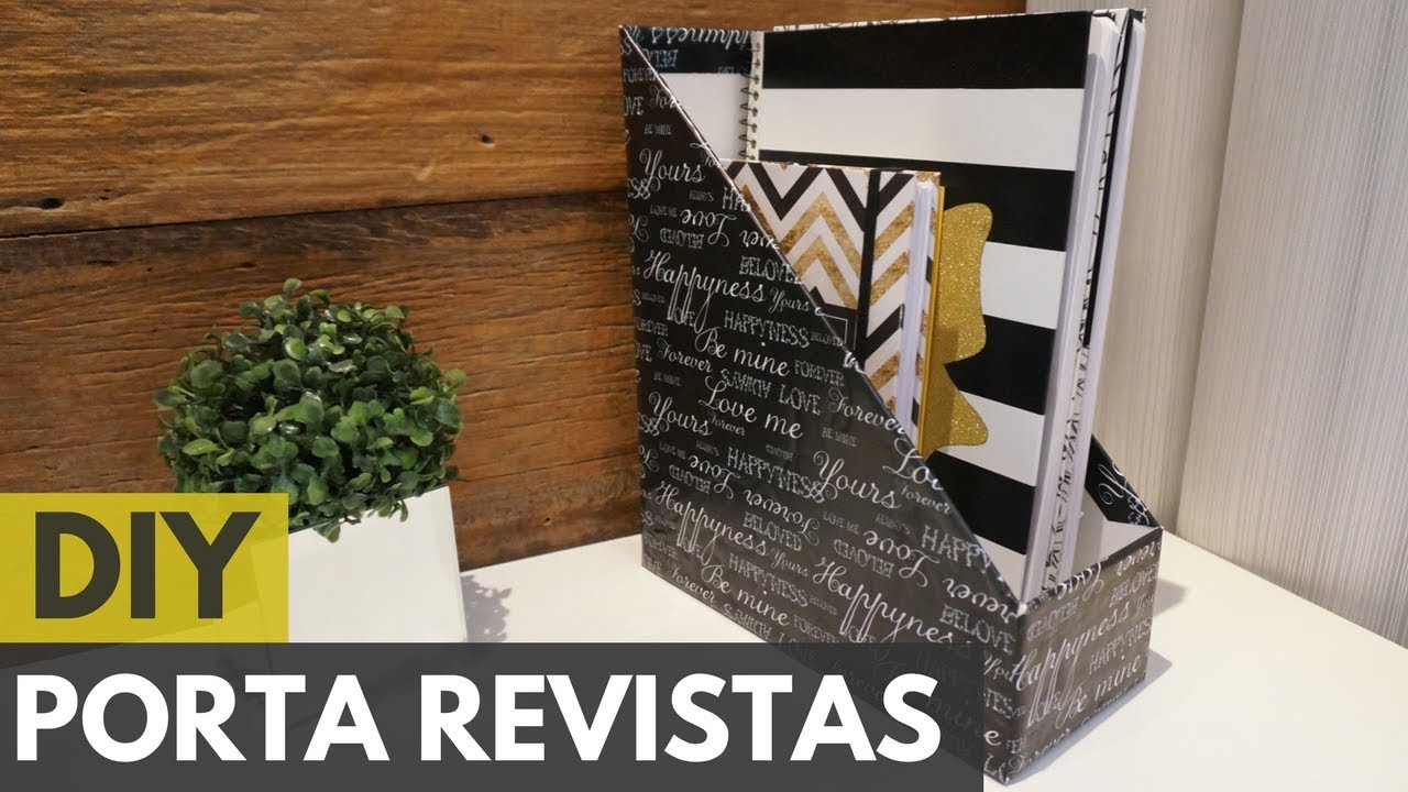 Organizador/Porta Revistas #PapelEmTudo2 |DIY - Faça você mesmo