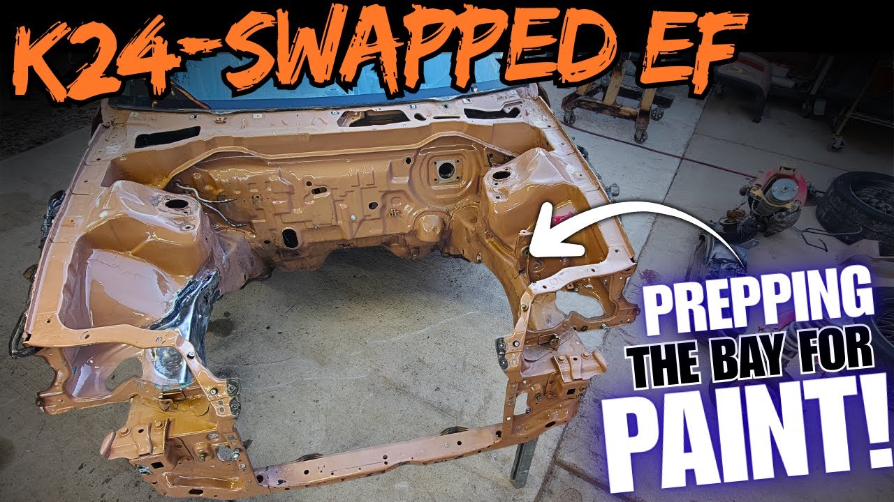 Prepping My K24 Swapped EF for PAINT! (THE TEARDOWN)
