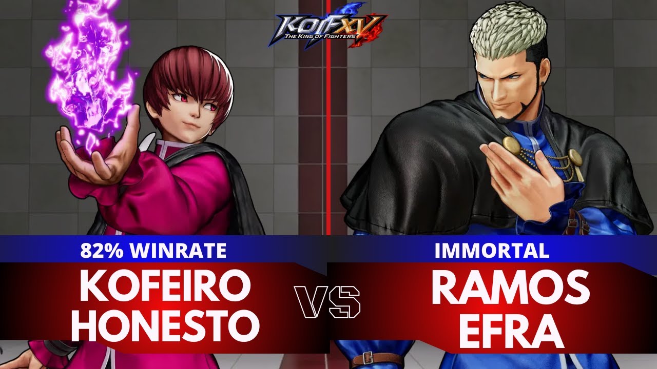 KOFXV🌟CDM HONESTO (O.Rugal/O.Chris/Goenitz) vs RAMON EFRA (Terry/Iori/Goenitz)🌟Ranked Match - 10/24