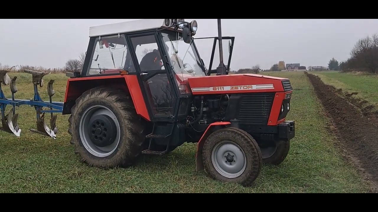 Zetor 8111. Nowy nabytek 2024! próba w polu orka z lemken opal 90.