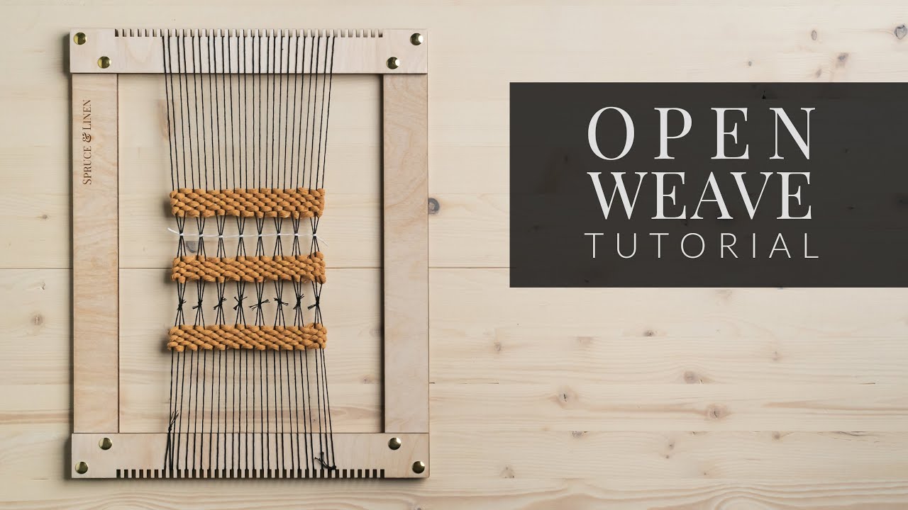 Open Weave Technique [Easy Negative Space Stitch]