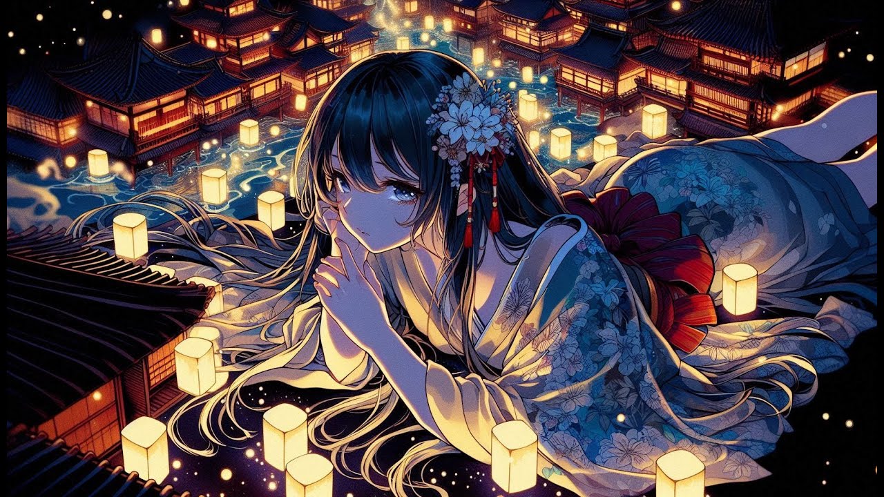 Relax with her in this nostalgic atmospher