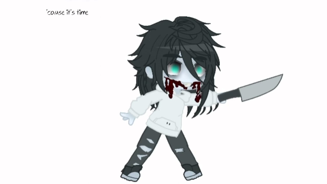 Jeff the killer gacha edit || painted smile || creepypasta