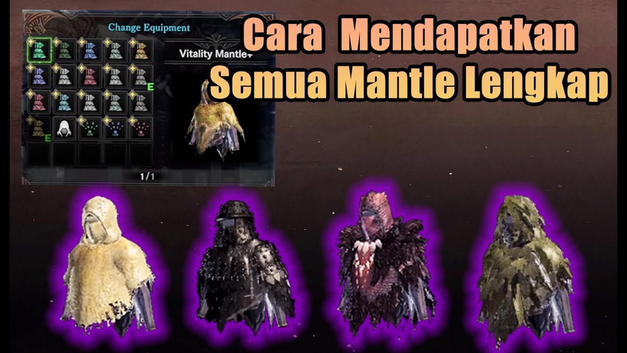 MHW Indo Cara Mendapatkan Mantle