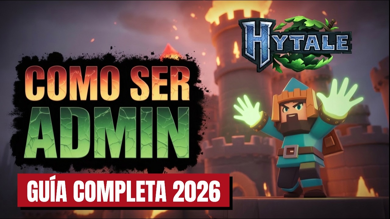 🏆 HYTALE 2026: C&oacute;mo Ser ADMIN y Usar COMANDOS (Gu&iacute;a R&aacute;pida)