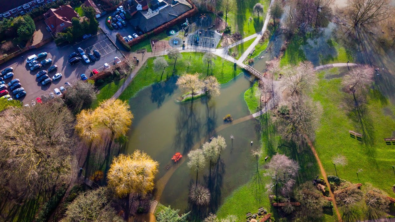Storm Chandra: Aerial Footage Reveals Flooding Across Salisbury