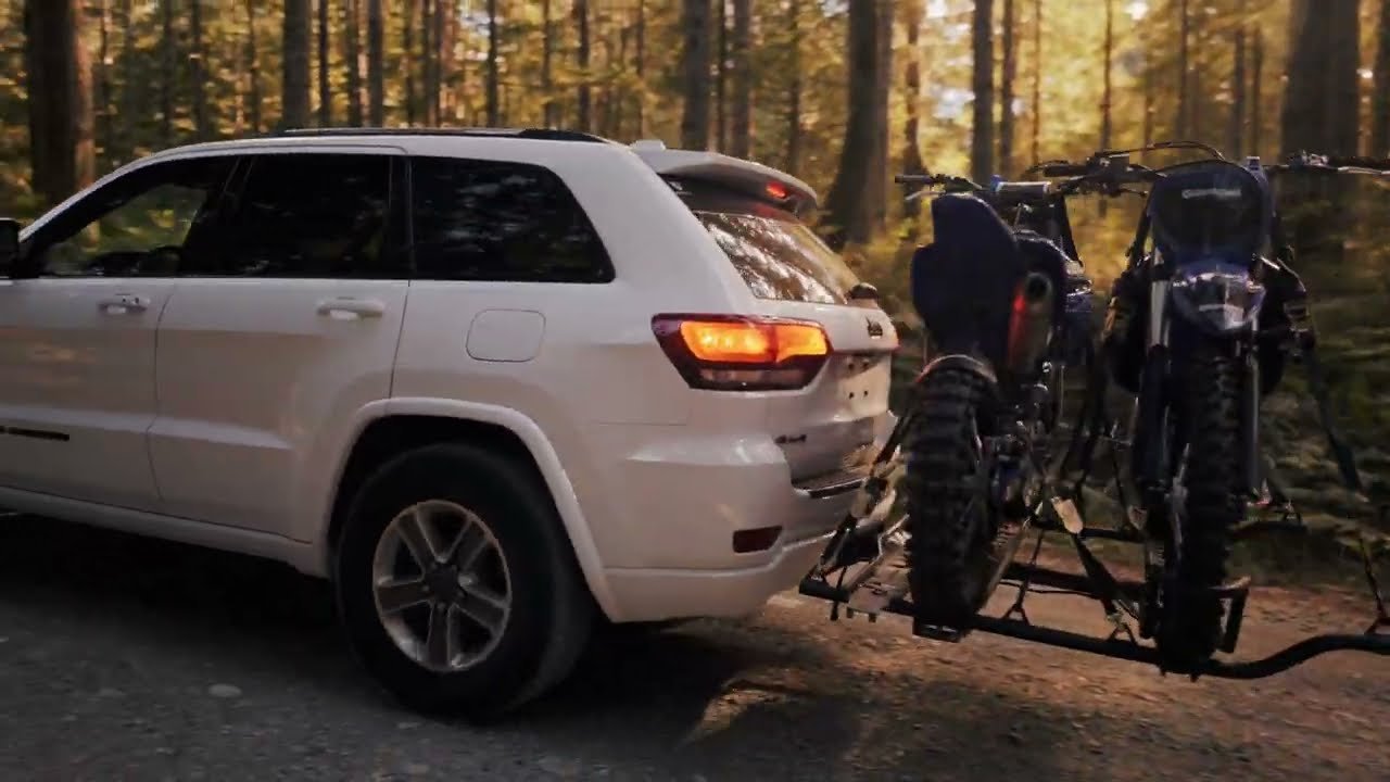 MotoTote Max Dual - The Ultimate Double Motorcycle Hitch Carrier