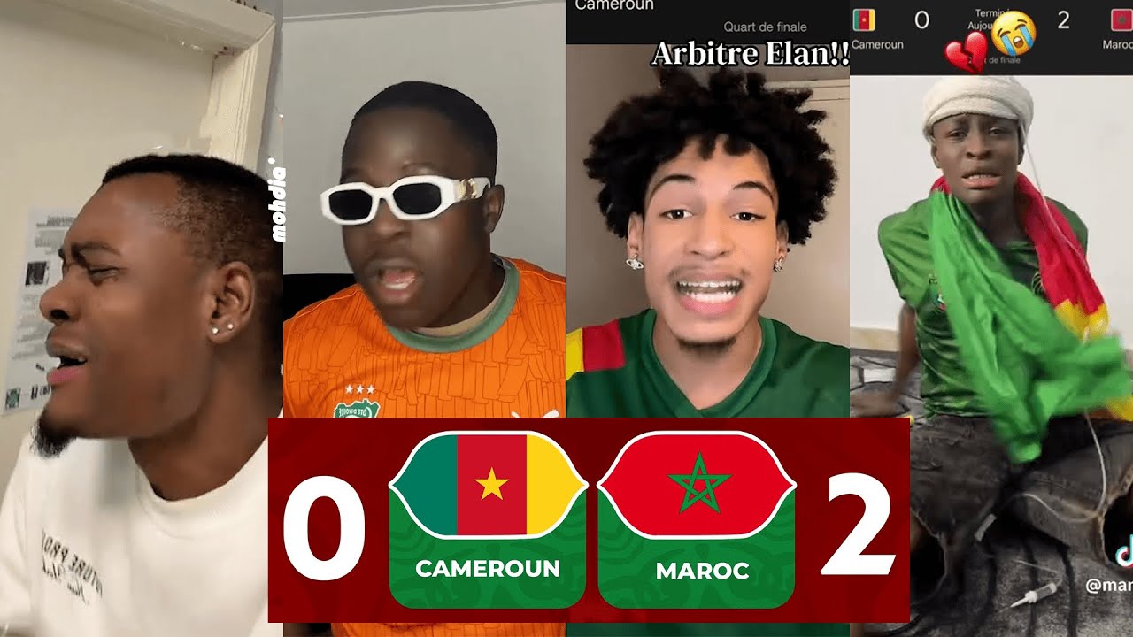LES CAMEROUNAIS EN PLEURES SONT INCONSOLABLES APRES LA DEFAITE FACE AU MAROC|CAN 2025 MAROC | MOHDIA