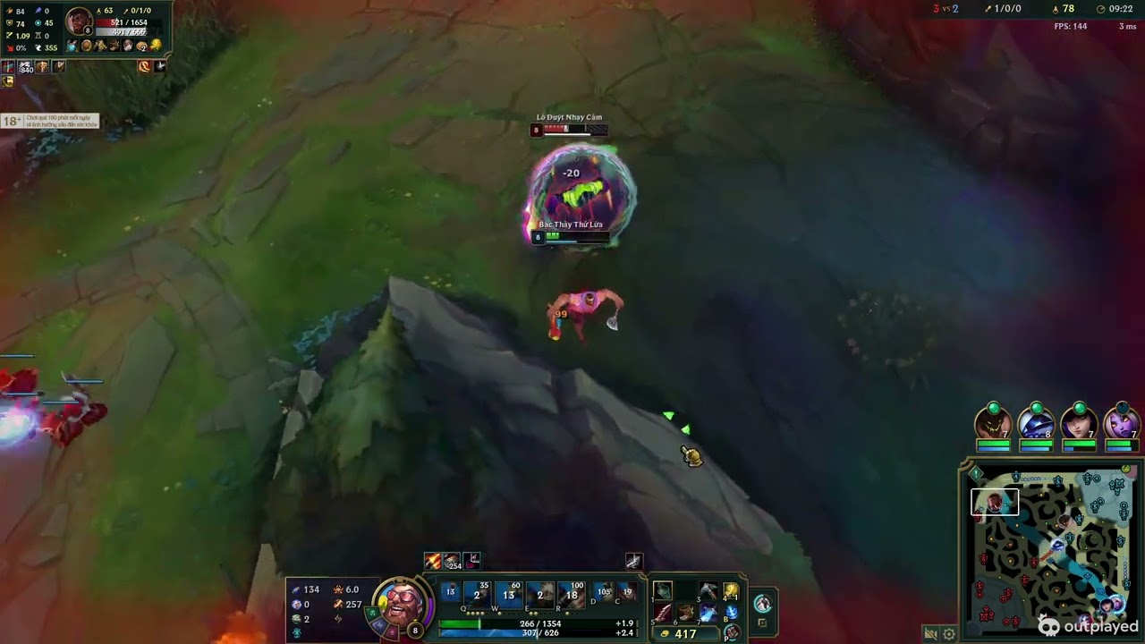 gangplank vs k'sante và quả team bạn combo tiktok orianna nocturne mạnh không thể tưởng