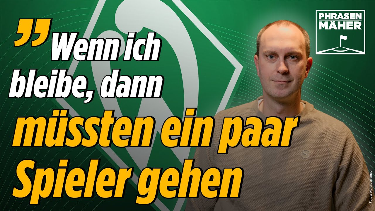 Ole Werner packt aus! Die Wahrheit über mein Werder-Ende 😳 | Phrasenmäher (1/2)