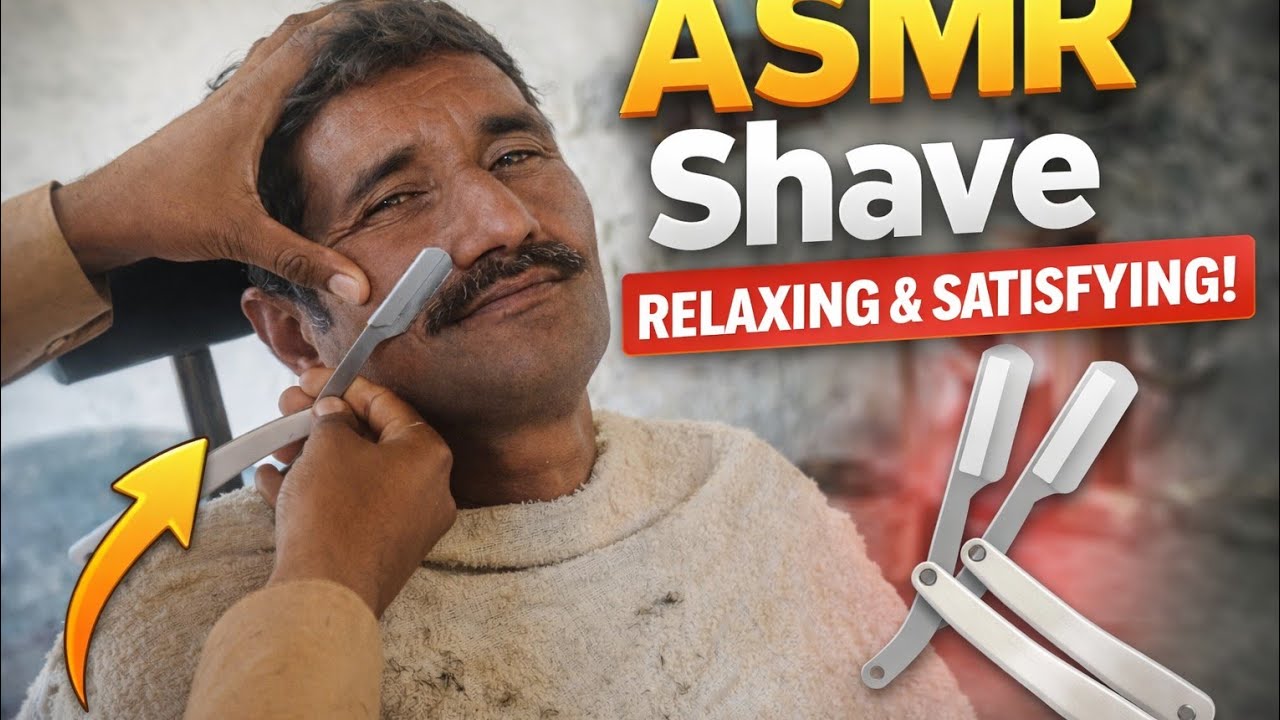 Clean & Smooth ASMR Razor Shave#ASMR BooS#