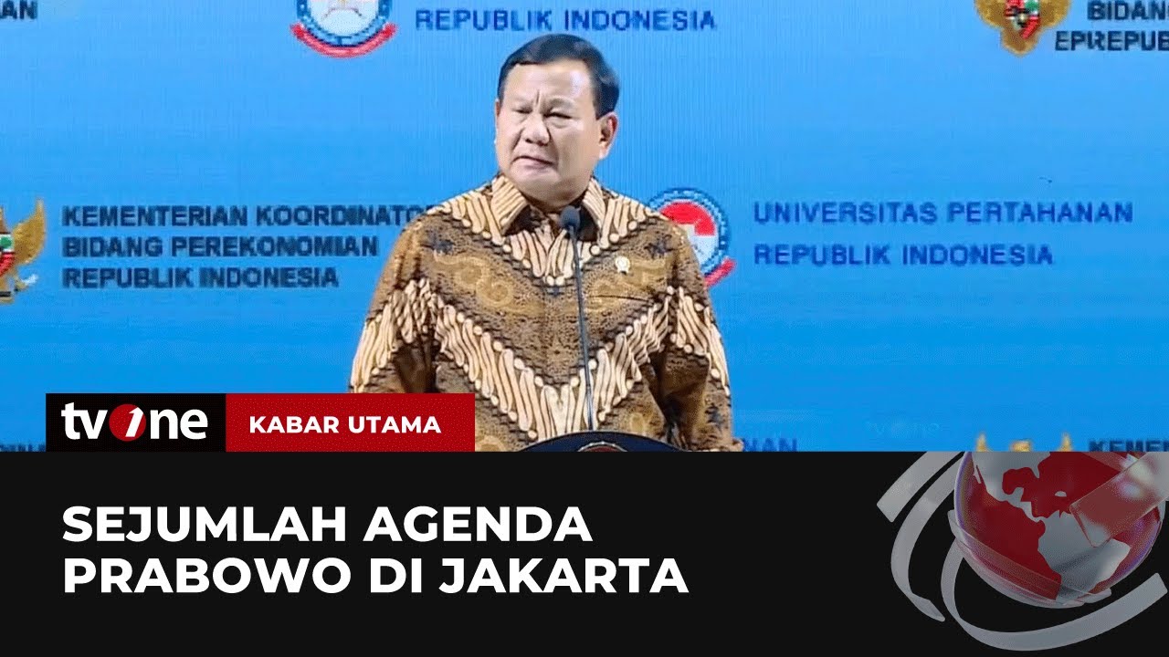 Prabowo Hadiri Seminar Nasional Giant Sea Wall | Kabar Utama tvOne