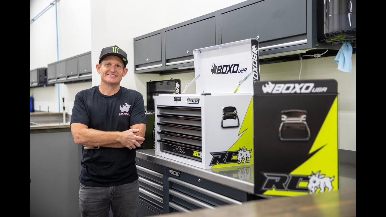 Unveiling The NEW Ricky Carmichael MotoBox by BoxoUSA | The Ultimate Motorcycle Tool Box