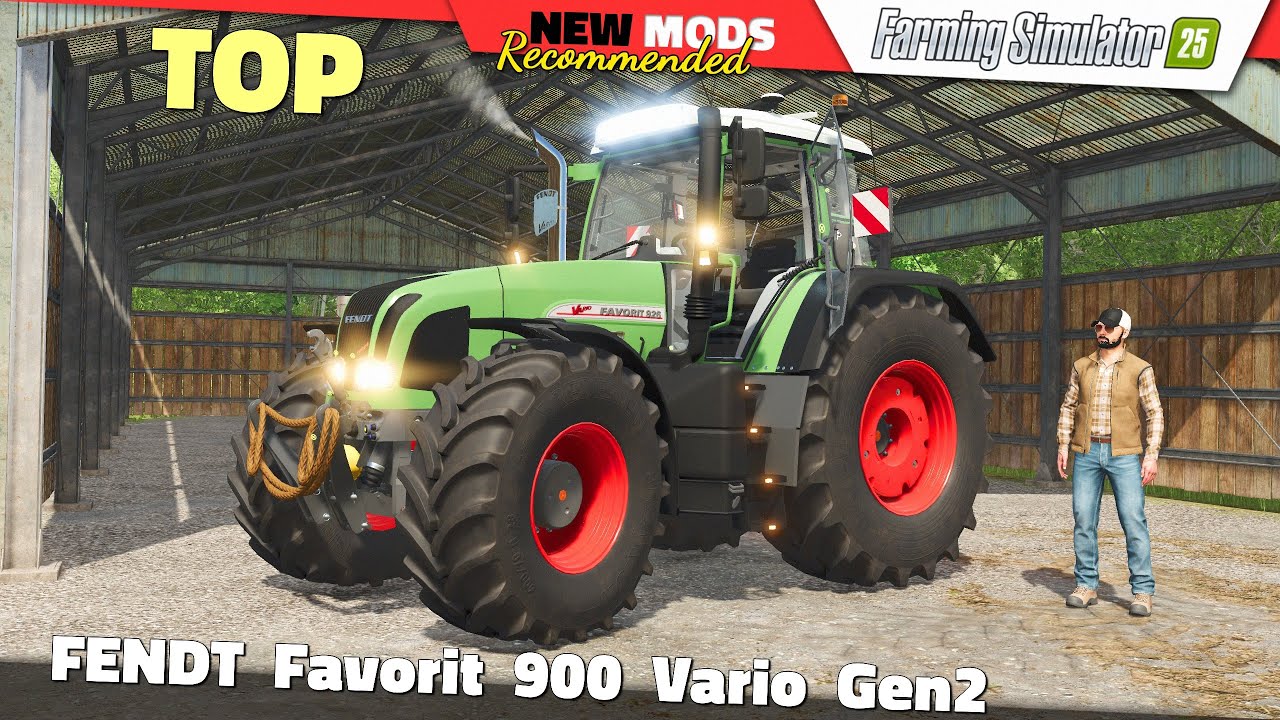 FS25 | FENDT Favorit 900 Vario Gen2 (by Chris CuxAgrar) - Farming Simulator 25 Mods Review QHD