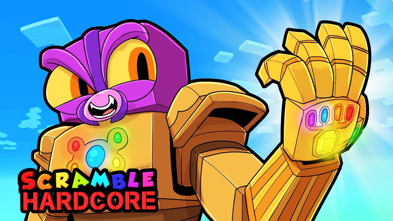 I Collected All 6 INFINITY STONES in Scramble HARDCORE!?