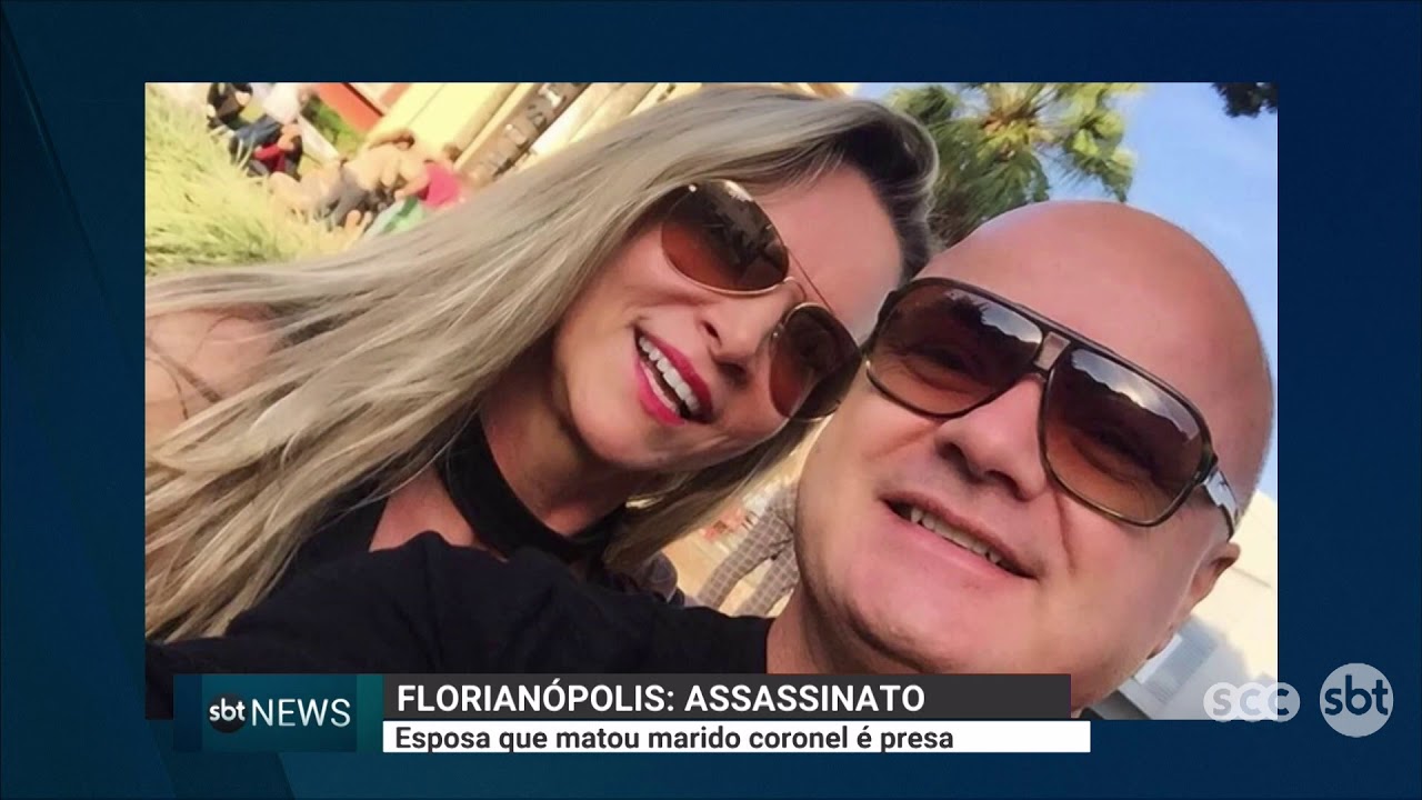 Assassinato em Florianópolis: esposa que matou marido coronel é presa