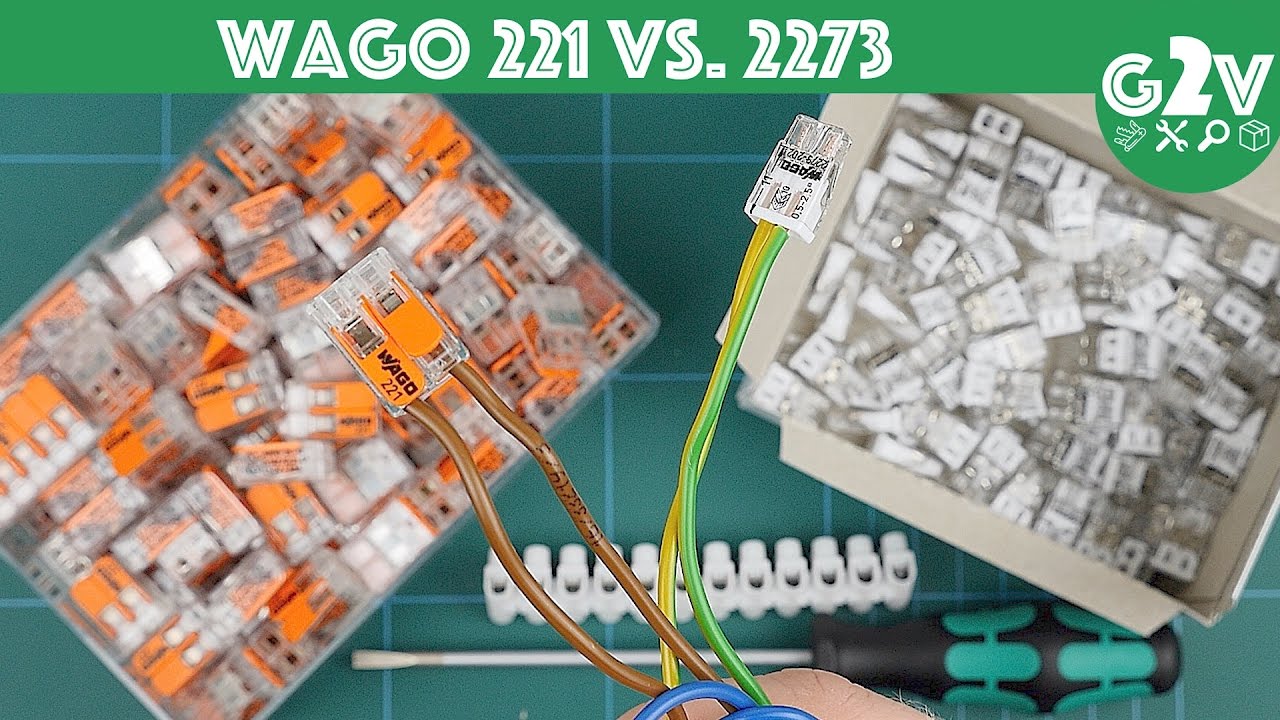 WAGO Serie 221 vs. 2273 // Welche Klemme ist f&uuml;r wen die richtige? // VERGLEICH // REVIEW