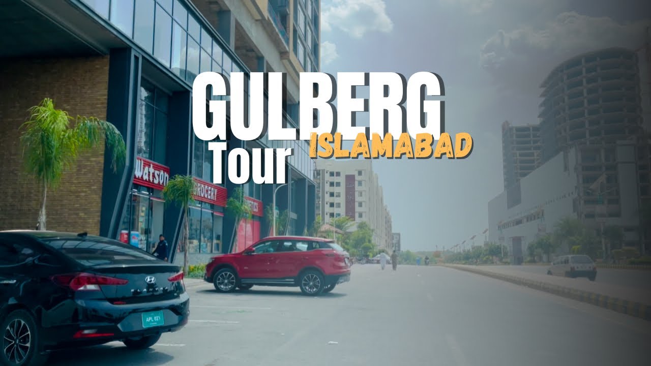 Gulberg green islamabad | site tour | beautiful 4k visit