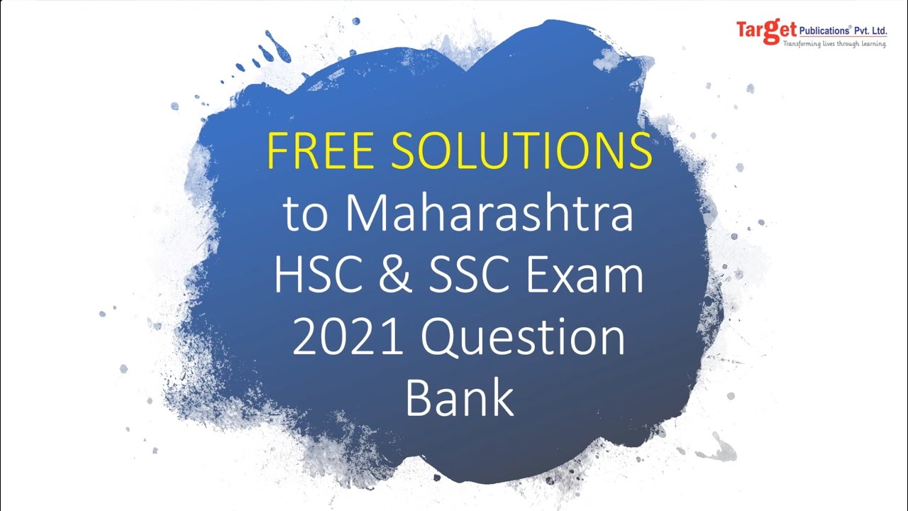 Quill App - Solutions to HSC & SSC Maharashtra Board Exam Question Bank 2021