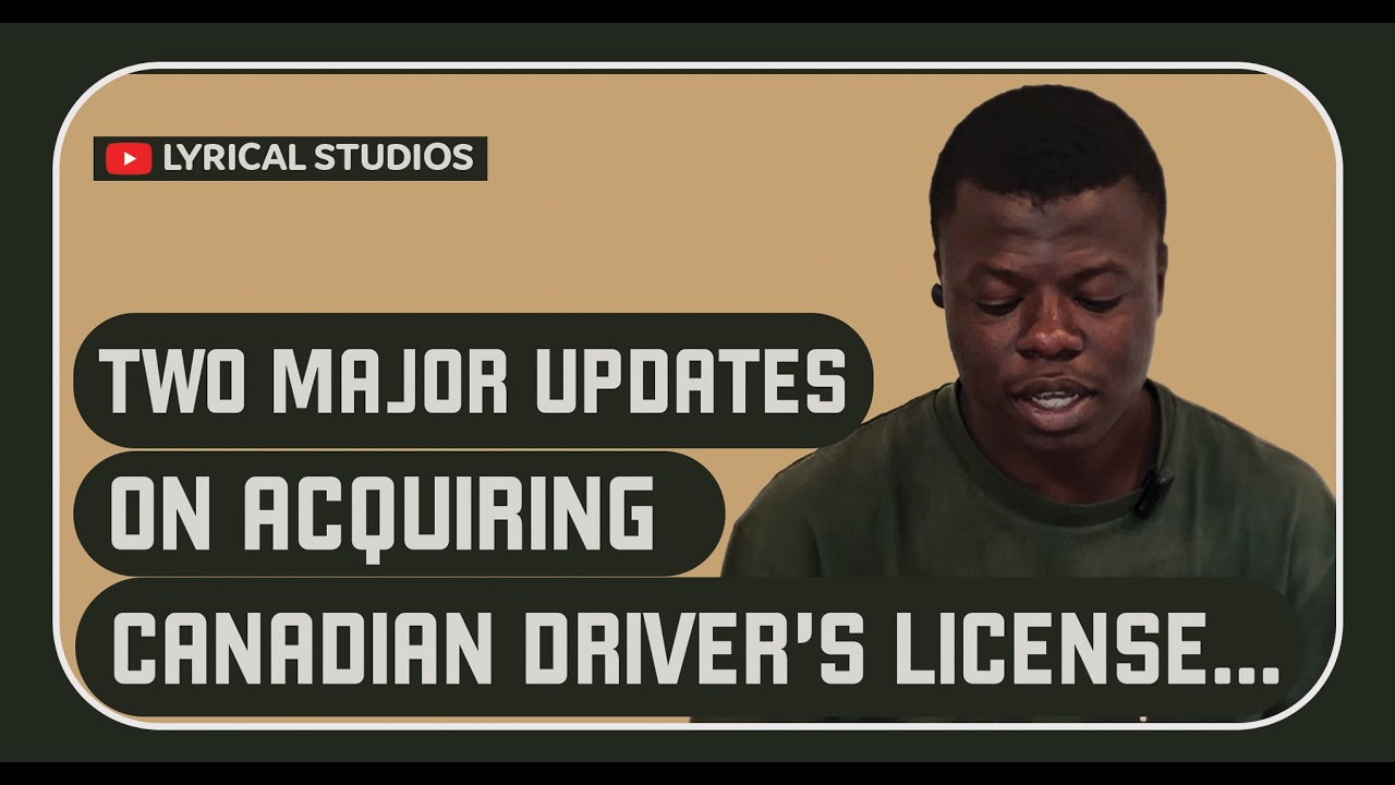 International Driver's license update in Canada