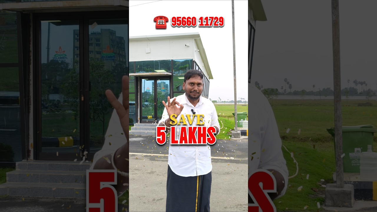 😍Super Offer🤩Villa Plots Sale Padappai Chennai😍Ready to Construct🤩Mega Township #home #plots #land