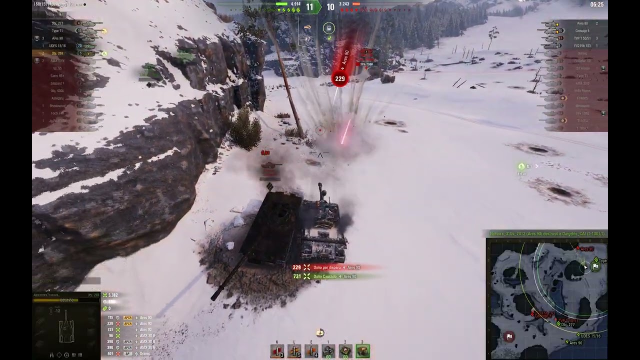 Object 268  • 7K DMG 6KILLS •  1 vs 3 WOT PC
