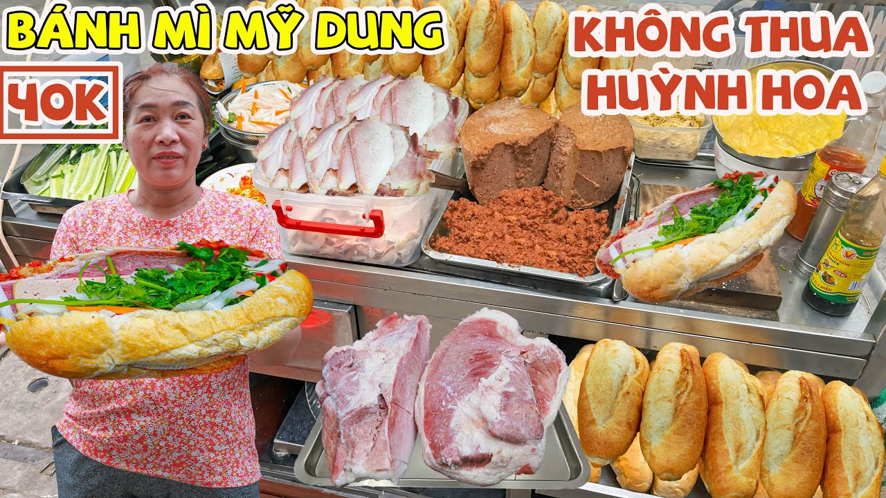Bánh Mì Thịt Nguội Mỹ Dung 40K Tuổi Đời Hơn 50 Năm Ngon Nức Tiếng Sài Gòn Không Thua Kém Huỳnh Hoa