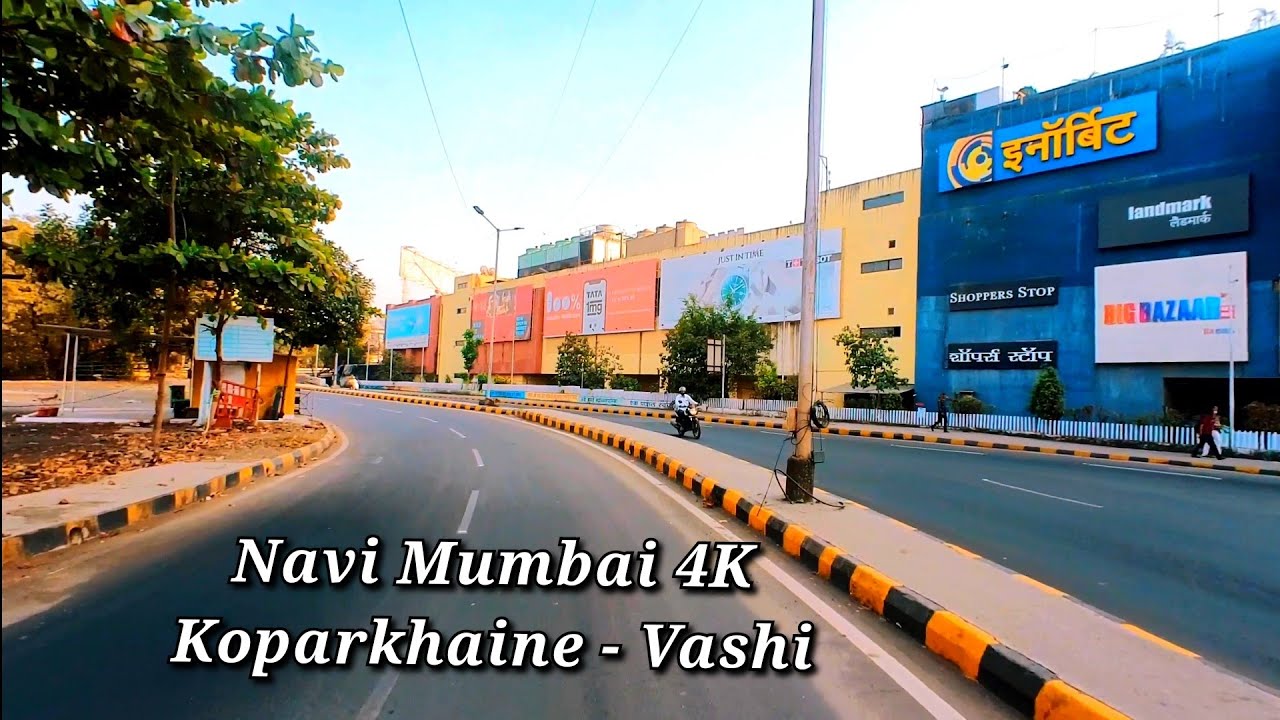 Navi Mumbai 4K | Driving Tour Koparkhaine to Vashi | World's Largest Planned City | India