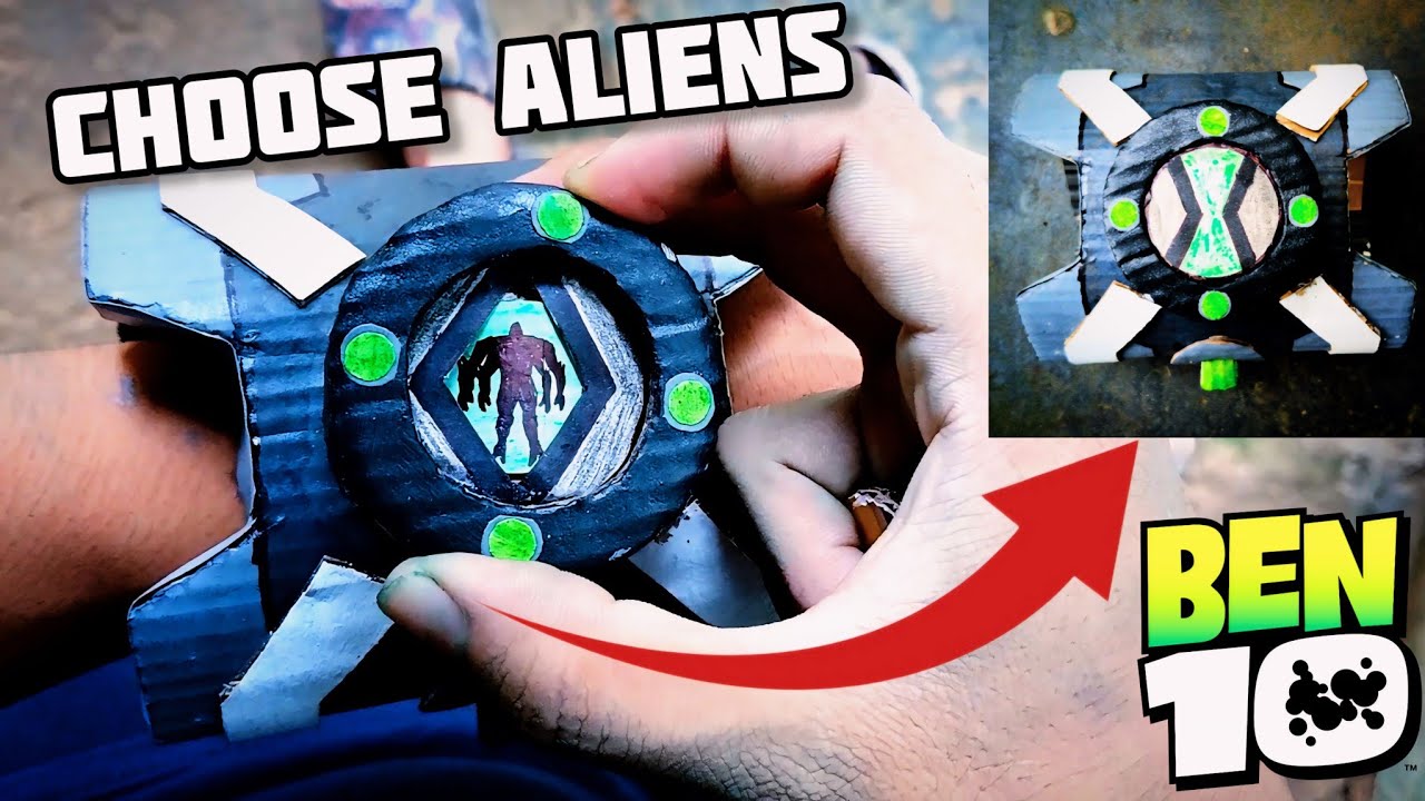 How To Make Ben 10 Omnitrix With Cardboard | DIY Omnitrix (Classic Omnitrix Watch)