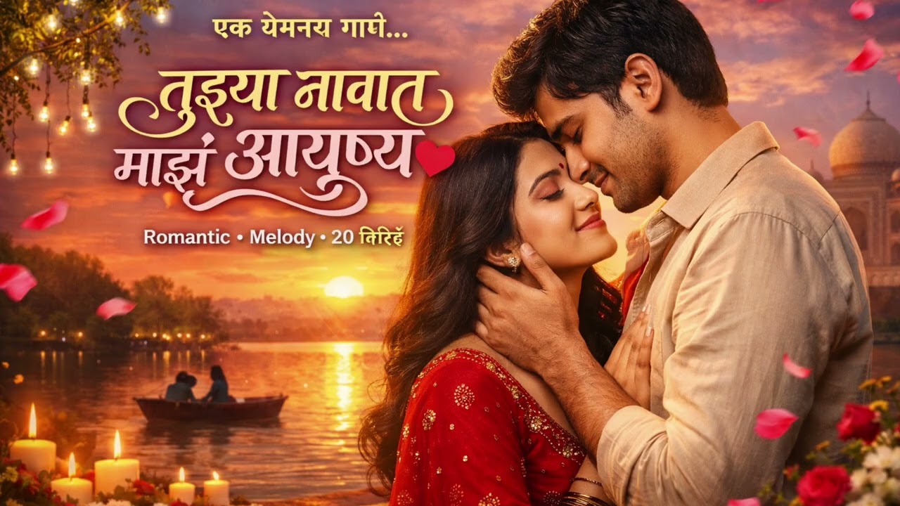 तुझ्या नावात माझं आयुष्य ❤️ | Marathi Romantic Song | Love Melody | New Marathi Song