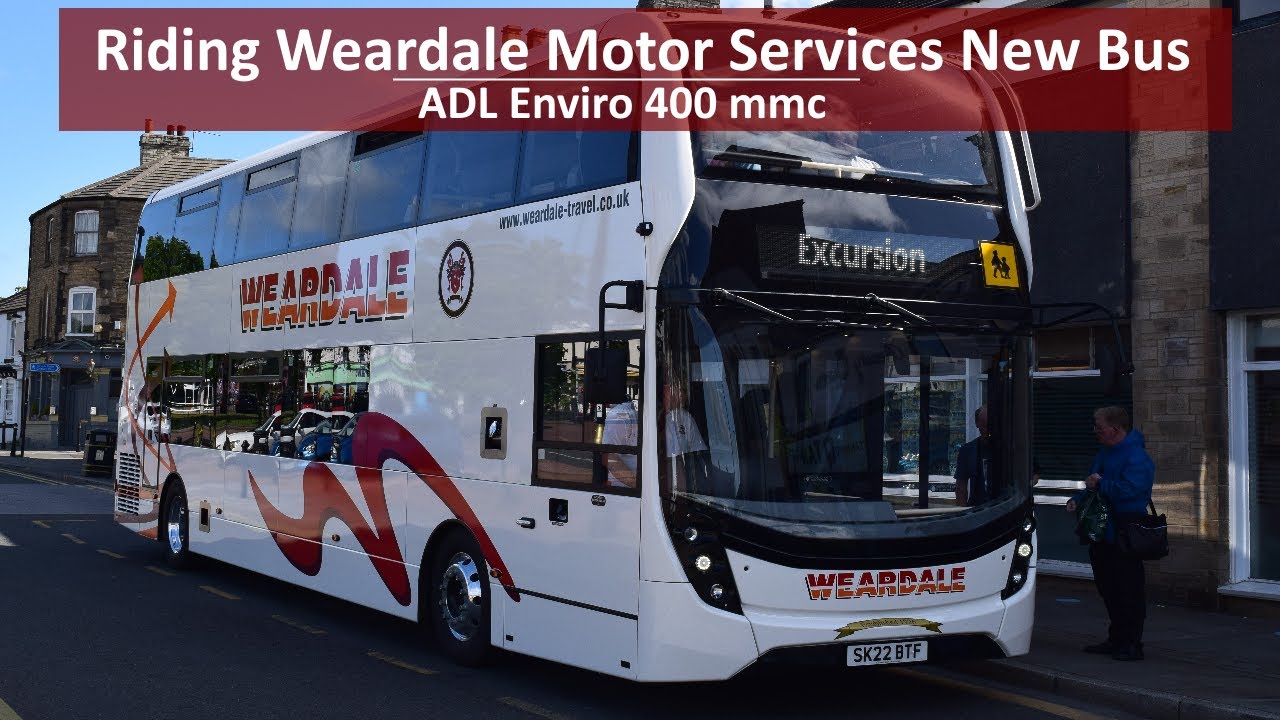 Riding Weardale Motor Services New Bus | ADL Enviro 400 mmc