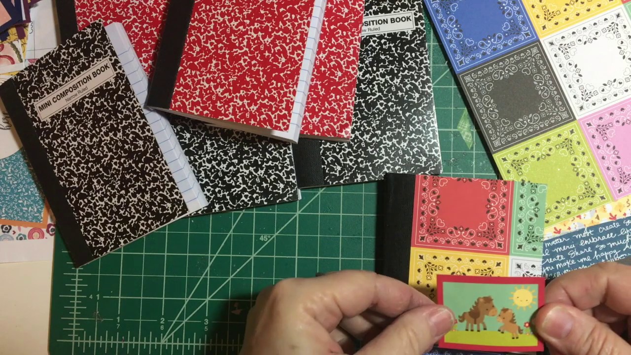 Colorful and Fun Mini Composition Books