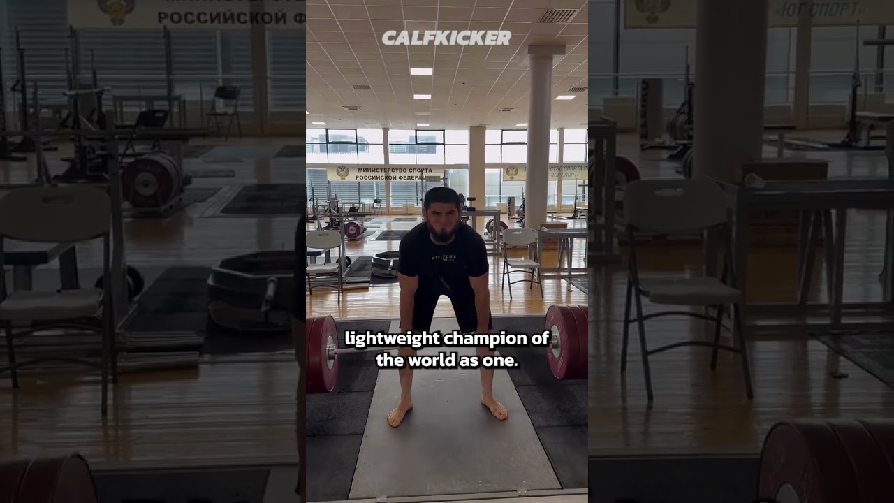 Islam Makhachev deadlifts 220kg (485lbs)
