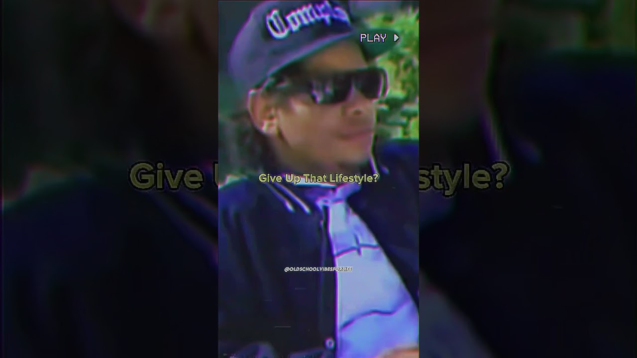 Eazy E Speaks On If He&rsquo;s A G*ngster👑🕊