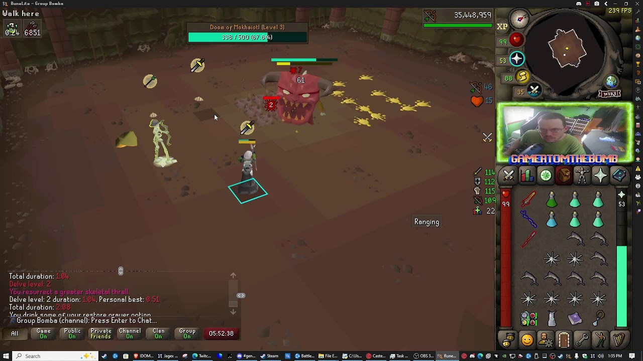 Attempting to learn the Doom of Mokhaiotl! A end game OSRS boss!