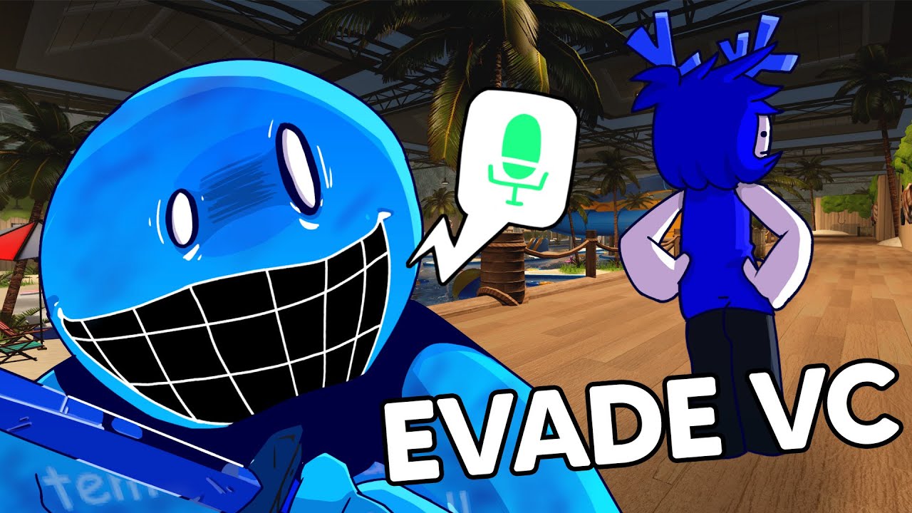 TROLLING AS BLUUDUD IN EVADE VC | Roblox Evade VC Funny Moments