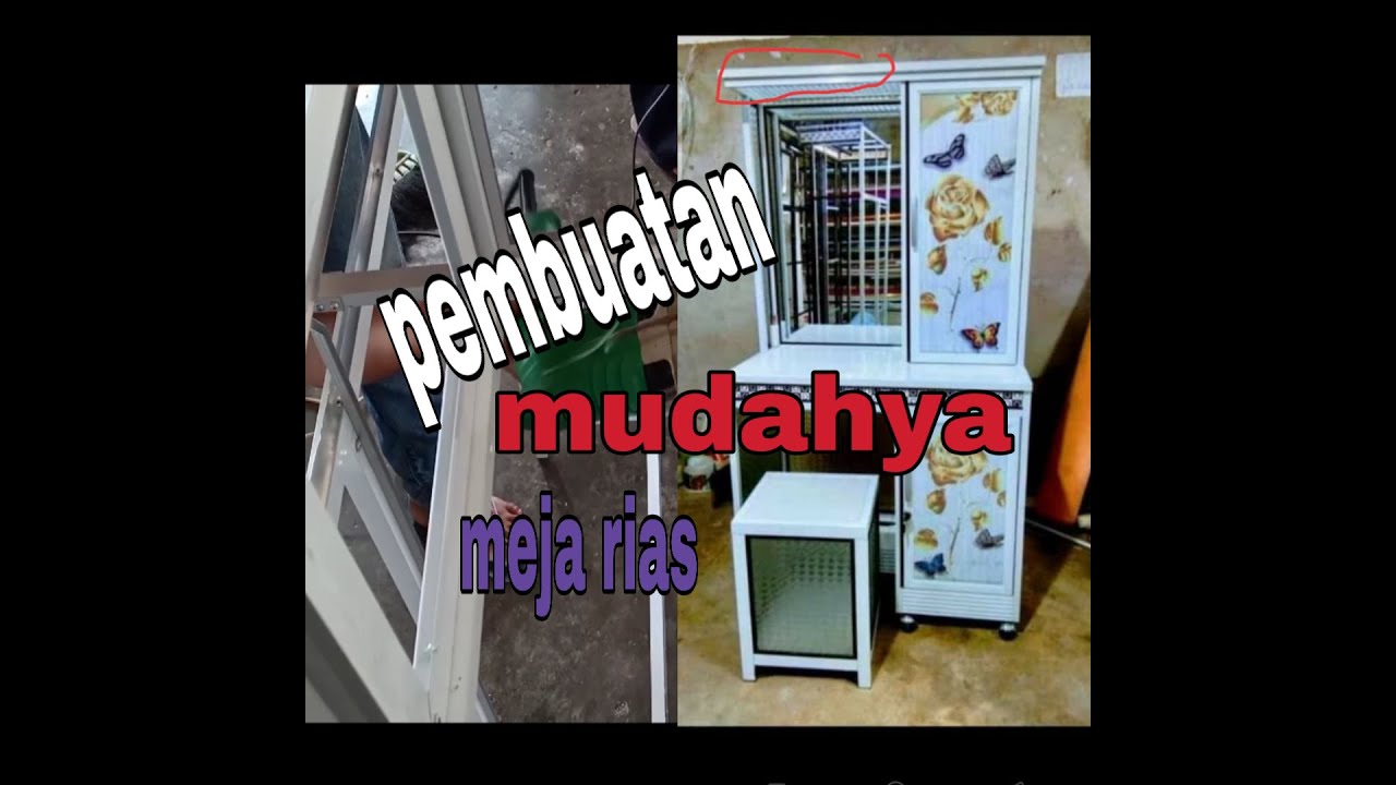 #tutorial pembuatan meja rias samapai finishing
