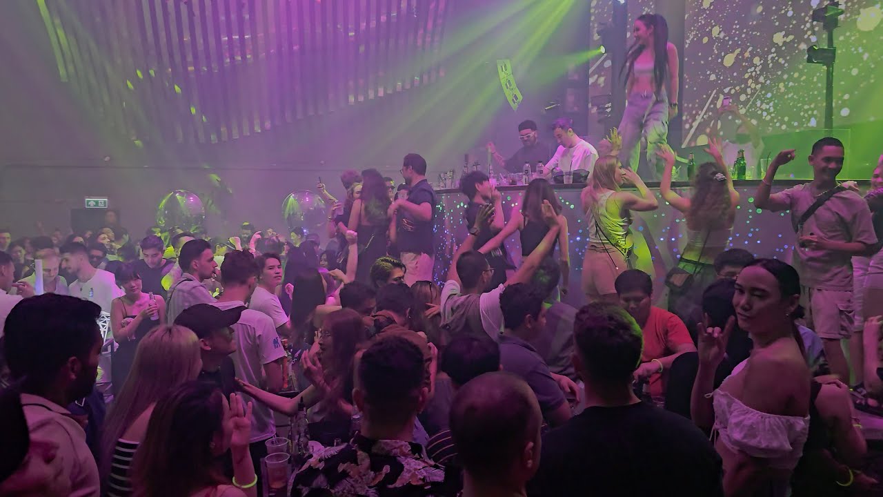 The Club KhaoSan, Khao San Road, Bangkok, Thailand (2025) (4K) Nightclub video - Bangkok nightlife
