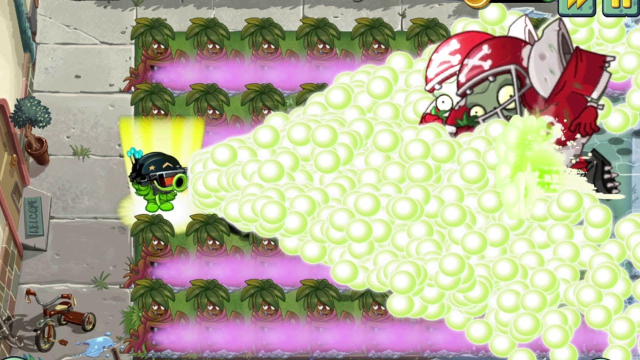PvZ 2 Challenge - 150 Plants level Max Vs 2 Modern All Star Zombies level 20