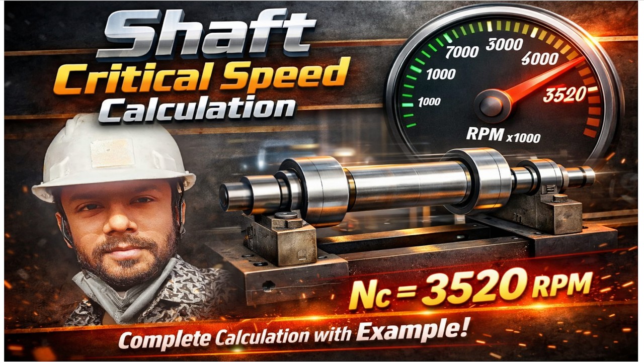 Shaft Critical Speed Calculation Formula With Example ! Most Important