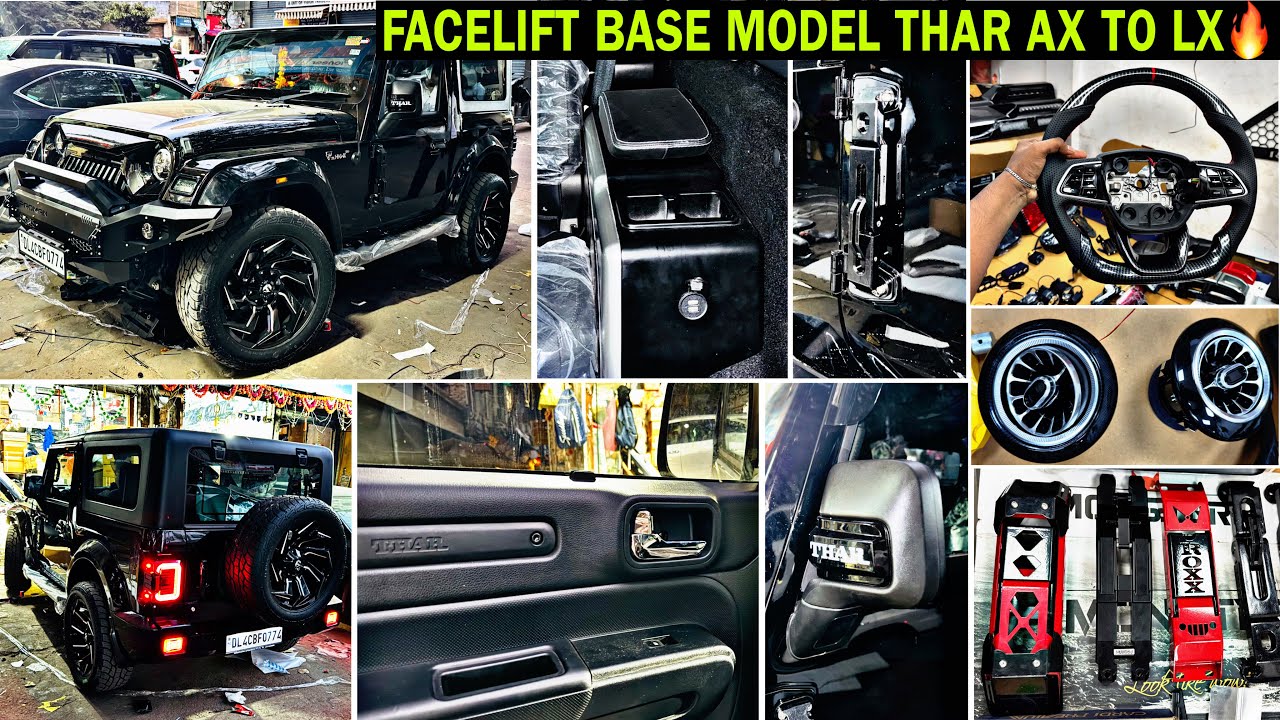 Facelift Modified Thar 2025 | Thar 2025 modification 🤩 Thar modification with Price  😱