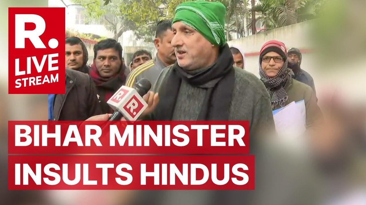 Bihar Education Minister Insults Hindus: Minister Chandrashekhar Speaks To Republic | LIVE