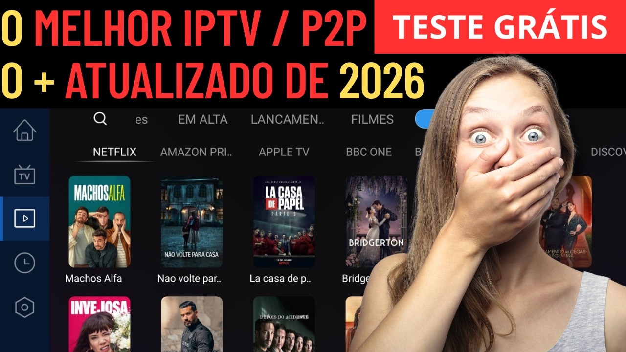 IPTV P2P BLADE 2026 - O Melhor Aplicativo para seu Sistema Android ! (N&Atilde;O TRAVA)