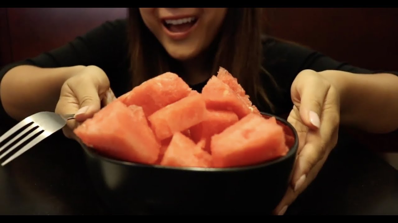 ASMR Eating: Sweet Juicy Watermelon (No Talking)