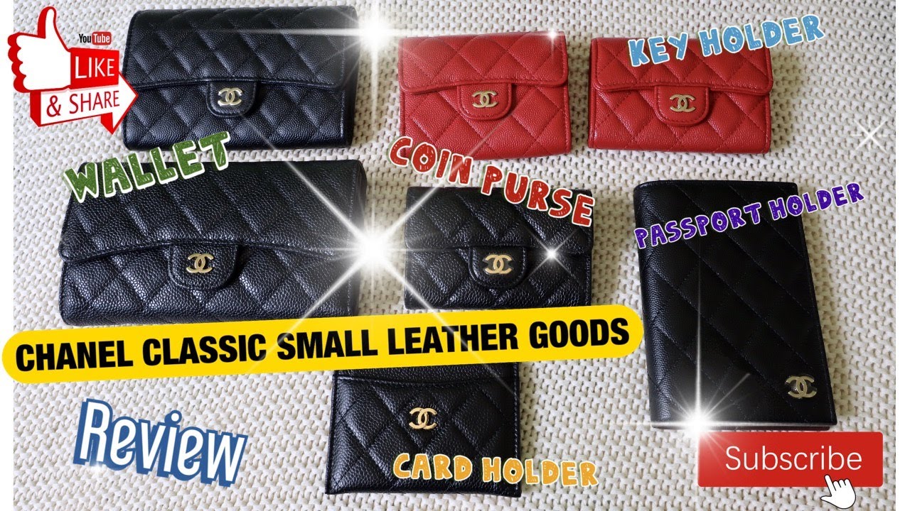 😈😈 CHANEL SMALL LEATHER GOODS REVIEW | CHANEL CLASSIC QUILTED WALLET COIN PURSE CARD HOLDER RARE