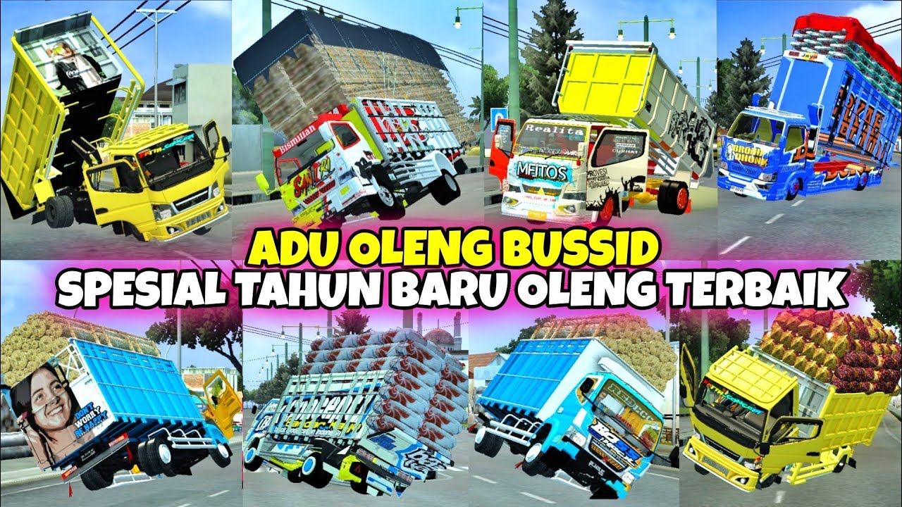 SPESIAL TAHUN BARU.🤣🔥 K0MPILASI ADU OLENG BUSSID SEMUA MOD TRUK OLENG TERBAIK 2025🔥‼️