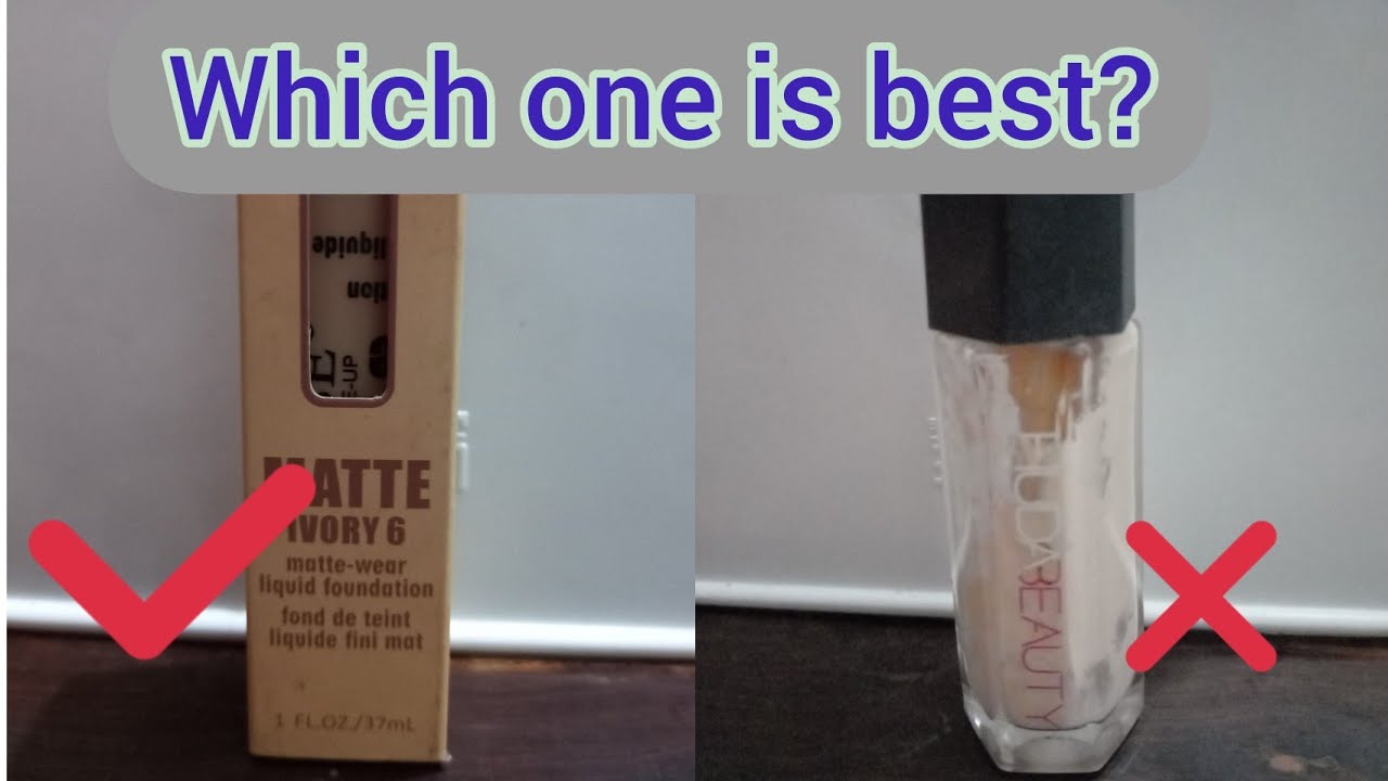 Huda beauty vs Miss rose foundation|| beauty vlog ||review on foundation| Asmara diary