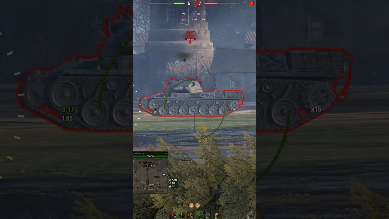 E 100 10790 dmg 5 kills 2100 block 1538 assist Ultra HD 4K | World of Tanks #Shorts
